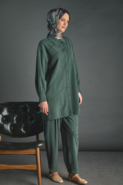 Setrms Pilikaşe Detaylı Lyocell Pantolon