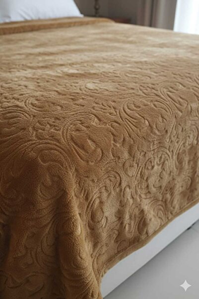 Tradinyom Χειμερινή βελούδινη κουβέρτα διπλού χρώματος χρυσού ζακάρ