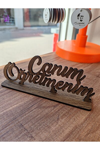 Pleksibu ÖĞRETMEN GÜNÜ HEDİYESİ CANIM ÖĞRETMENİM İSİMLİK PLAKET