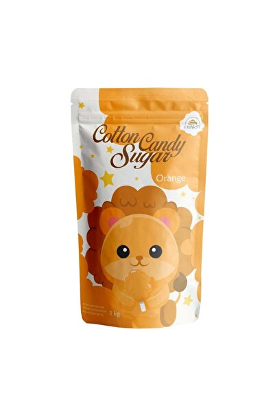 Dharst Zahar pentru vata pe bat - Portocaliu - Aroma de Portocala - - 1 kg