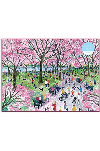 Galison Michael Storrings Cherry Blossoms 1000 Piece Puzzle