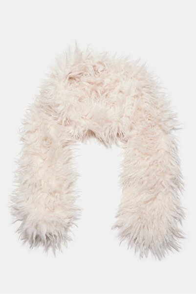 Stradivarius Suni kürk atkı