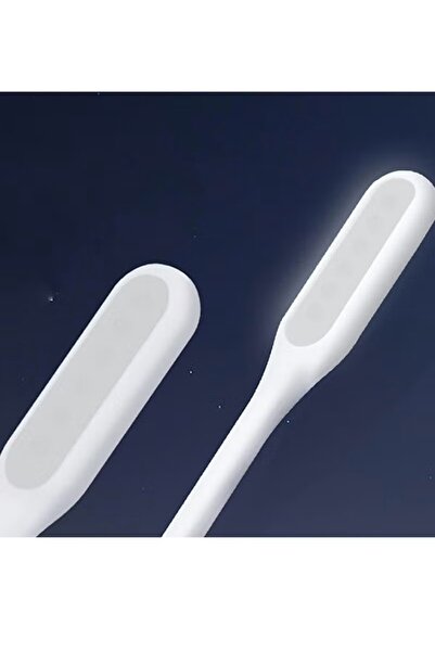 Generic 2-Pcs Ultra Bright LED USB Lamps (White) - Flexible, Portable for Laptop/Power Bank