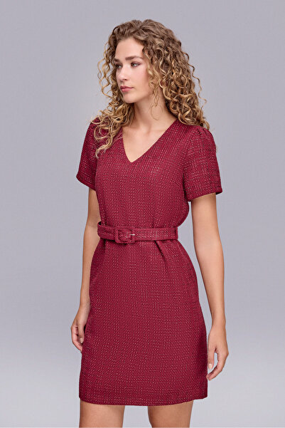 Naramaxx NARAMAXX1825 ELBİSE BORDO