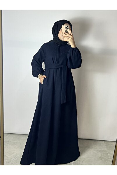 MERVERA KIŞLIK ASTARLI KAŞE KABAN TAM BOY TESETTÜR