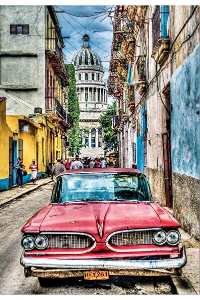 EDUCA - Old Car in Havana. Puzzles for Adults. 1000 pieces (16754)