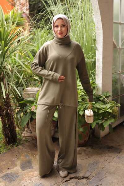 Asya Karen Blouse Tunic Detailed Set