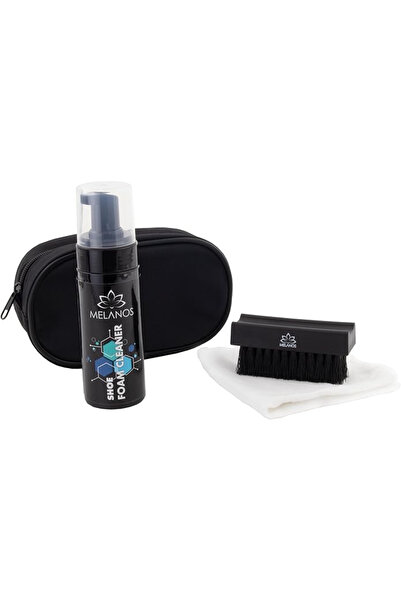 OEM Three-piece shoe cleaning kit, 150 ml foaming solution, brush and a microfiber towel