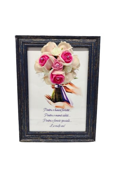 T&M Personalizare Tablou înrămat A4 (30x21 cm) - Pentru bunica/mama/femeie sp...