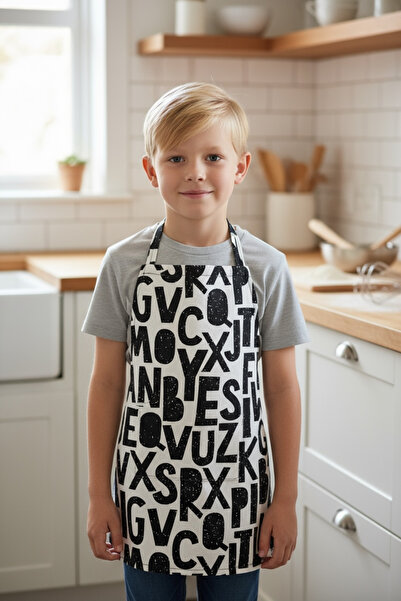 Soft and Baby مريلة مطبخ للأطفال، مريلة للأنشطة للأعمار من 4 إلى 12 سنة