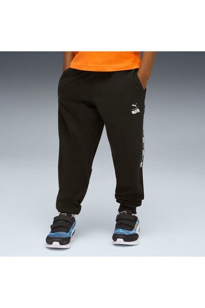 Puma Trousers X Hot Wheels Sweatpants Tr, Black, Kids