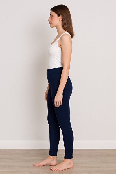 DAİSİES بنطلون رياضي عالي الخصر مع طبقة داخلية من الصوف