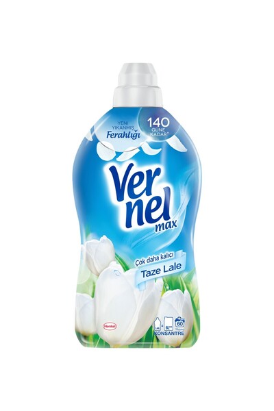 Vernel Max Konsantre Çamaşır Yumuşatıcısı Taze Lale 1440ml (60 Yıkama)