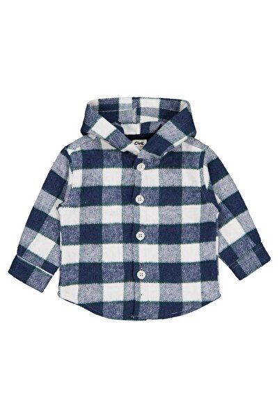 Civil Baby Lumberjack 6-18 Months Shirt - Navy Blue 6-9 Months