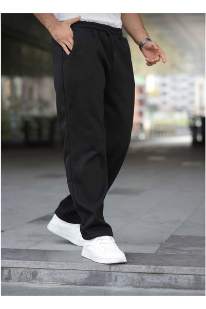 modlux Double Black Gray Bol Sweatpants