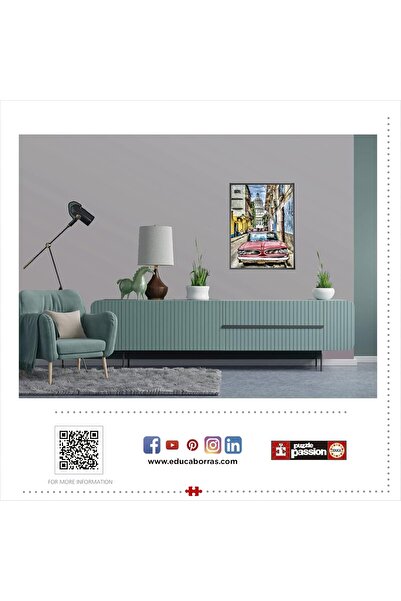 EDUCA - Old Car in Havana. Puzzles for Adults. 1000 pieces (16754)