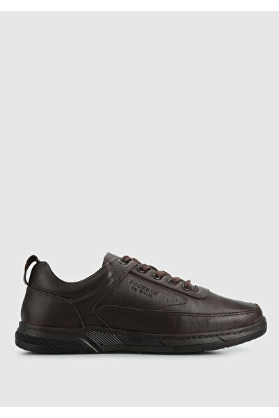 Dockers Brown Leather Men's Sneakers
