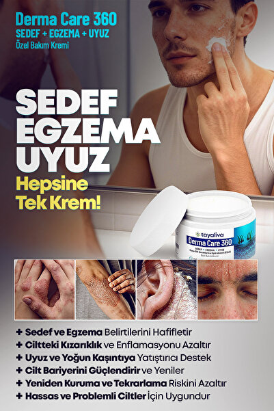 Tayaliva Derma Care 360 - S.edef, Egzema ve Atopik Dermatit Ciltler İçin Özel Onarıcı Bakım Kremi