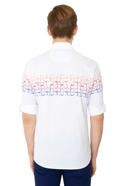 U.S. Polo Assn. Men's Red Long Sleeve Shirt