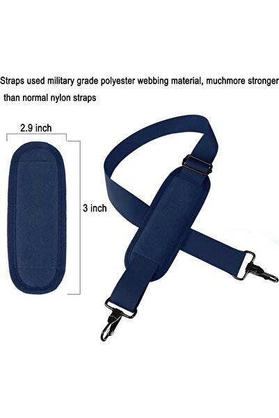 Generic Askuko 56-Inch Shoulder Strap, Universal Adjustable Replacement Shoulder Strap for Laptop Bag