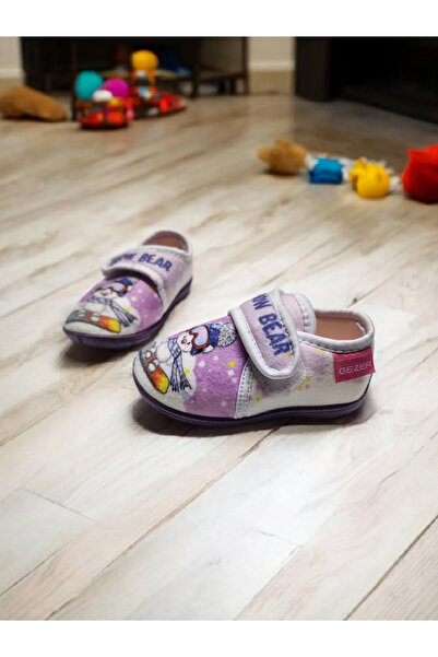 GEZER Children's Full Orthopedic Velcro Home Nursery School Slippers