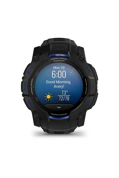 Garmin Instinct 3 - 50 mm AMOLED Siyah Mavi