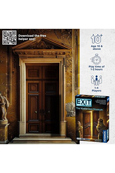 Thames & Kosmos EXIT: The Mysterious Museum (Exit: The Game) - Escape Room Card Game, 1-4 Players, 10+