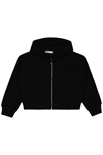 Civil Girls Plain Cardigan for 6-9 Years - Black 8-9 Years