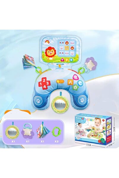 OEM Blue tummy and head pillow with mat and baby accessories