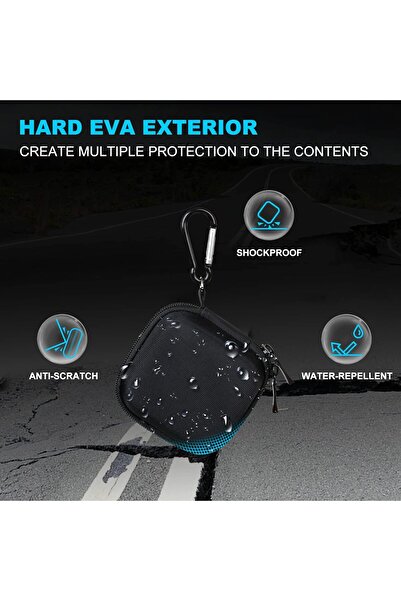 Lacdo Hard Carry Case for Crucial X6/X9 Pro/X10 Portable SSD (500GB–4TB) - Black & Gray