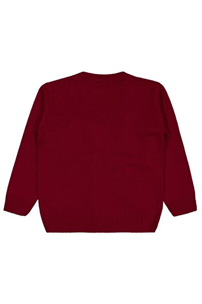 Civil Boys Basic Knitwear 2-5 Years Cardigan - Burgundy4-5 Years