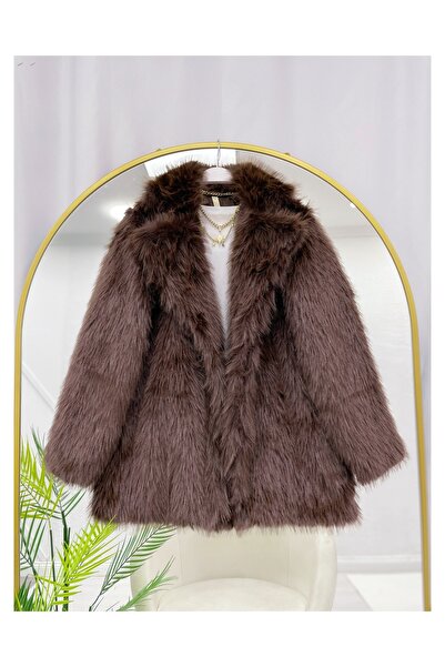 YEDİLALE Γούνινο παλτό με κουμπιά