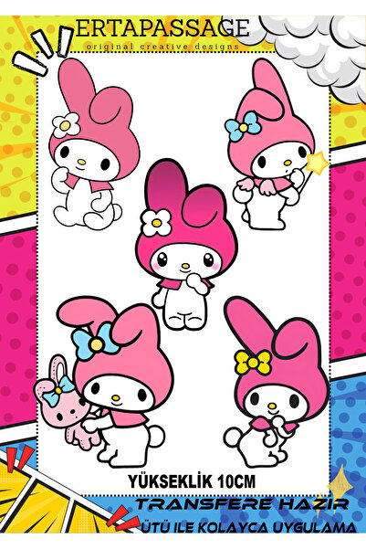 ErTaPassage My Melodi Çocuk DTF Transfer Baskı – Ütüyle Yapışan – Tişört İçin...