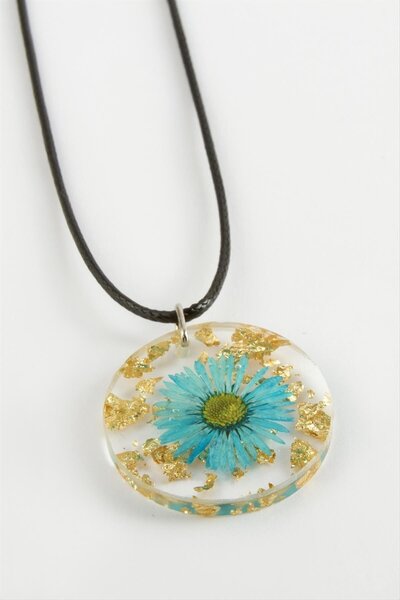 ZERO LAND Lvsqvr Daisy (101056) Epoxy Pendant-Yellow