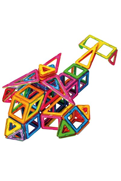 Flippy Set 148 Piese Magnetice Flippy, Piese Medii, Forme Geometrice, 3 Ani, ...