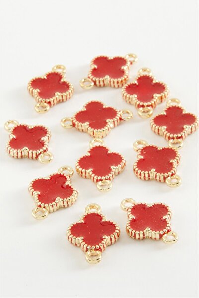 ZERO LAND Lvsqvr Flower Double Handle Enamel Bracelet and Pendant Apparatus (110621) 1 Piece-Cream