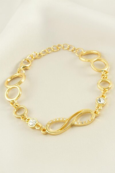 ZERO LAND سوار LVSQVR إنفينيتي (143510) مرصع بالأحجار - أصفر