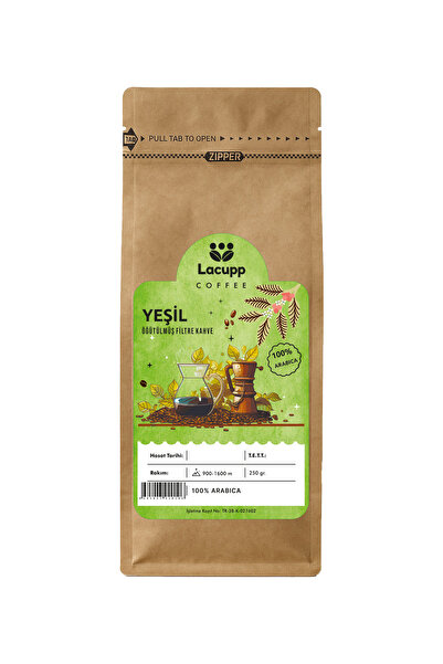 Lacupp - Yeşil - Kavrulmamış, Öğütülmüş Filtre Kahve/Çekirdek Kahve - 250 Gr ...