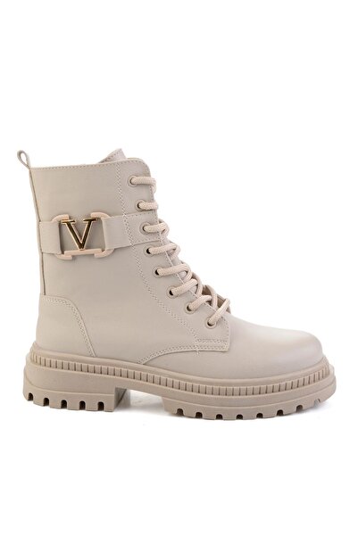 Bambi Bej Kadın Bot & Bootie K02179521209