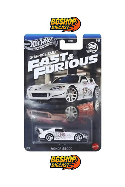 HOT WHEELS Fast & Furious ( 25th Anniversary ) Graphic Remix - Honda S2000 (Ö...