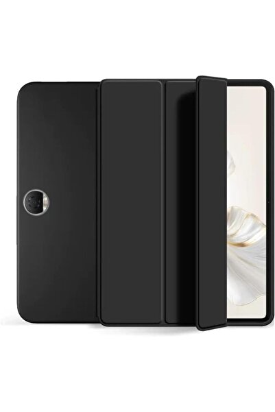 007 JENKEM Smart Tri-fold Slim Lightweight Case for Honor Pad 9 12.1-inch (Black)