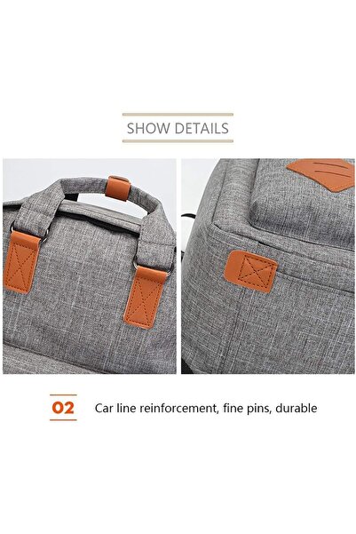 HALAMODO مجموعة حقيبة ظهر مضادة للسرقة من 3 قطع للرجال والنساء، حقيبة ظهر عادية للسفر/الكمبيوتر المحمول/المدرسة، وا