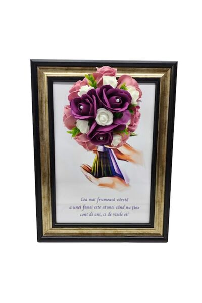 T&M Personalizare Tablou înrămat A4 (30x21 cm) - „Cea mai frumoasă epocă...” ...
