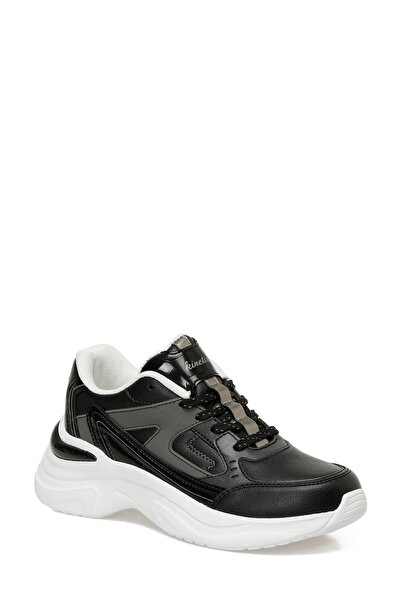 Kinetix Konforlu Rahat Bağcıklı Günlük Sneaker Siyah Ayakkabı