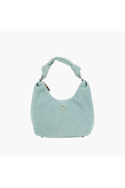 Guess حقيبة يد بمقبض من جلد الغزال