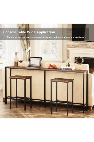 Zztcmp Console Table,Narrow Sofa Table,140*30*75cm Entryway Table,Suitable