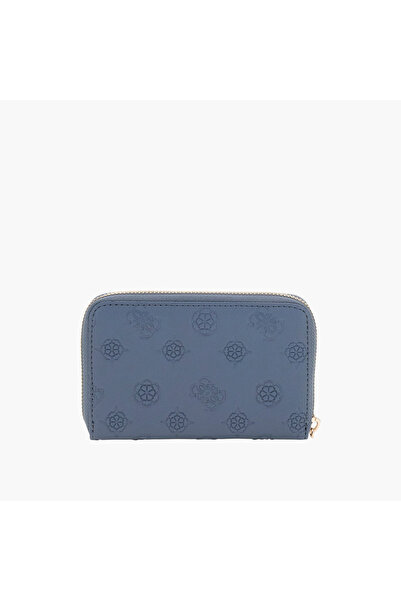 Guess Embossed Zip-Around Wallet