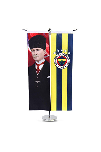 Fenerbahçe 8X30 5 YILDIZ FB LOGO-ATATÜRK T MASA