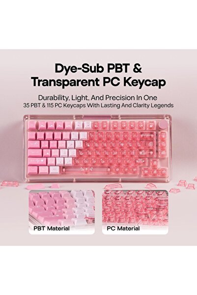Epomaker DuoChrome Keycaps Set (150 Keys, Cherry Profile)