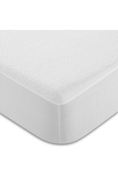 DELUXE Pucioasa Protecție saltea hotelieră impermeabilă 160×200 cm, bumbac terry